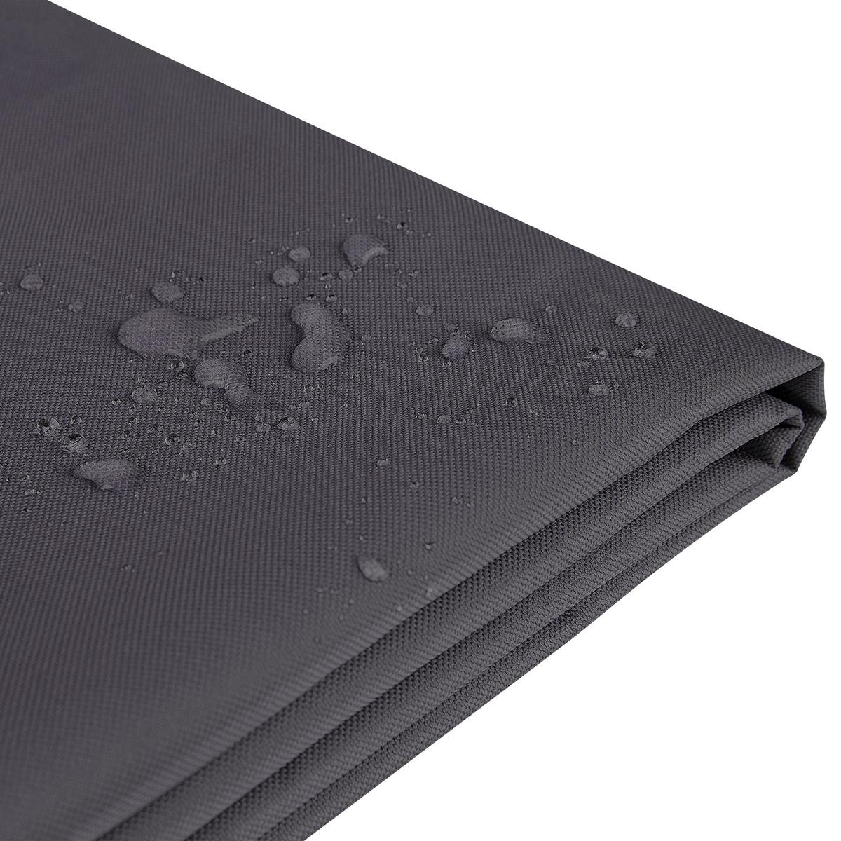 REGENSCHUTZHÜLLE 255/180/70 cm Schwarz Chuva - Schwarz, Kunststoff (255/70/180cm) - Beliani