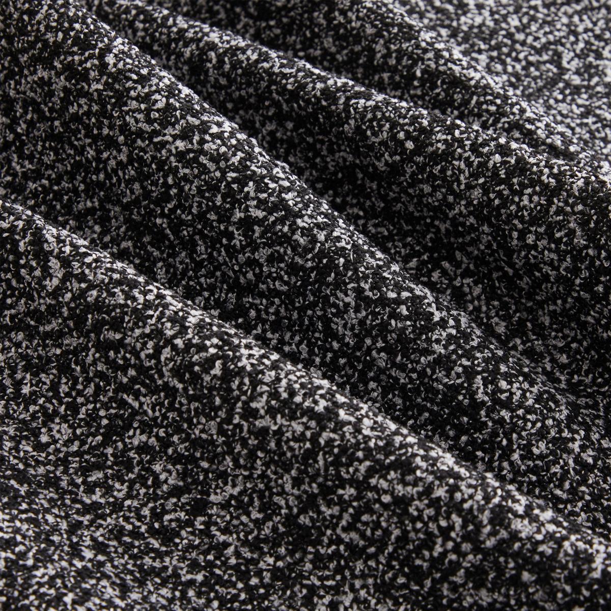 SCHLAFCOUCH aus Chenille in Grau Modulares Design & Ohne Montage - Schwarz, Textil (165/68/292cm) - Urban Meuble