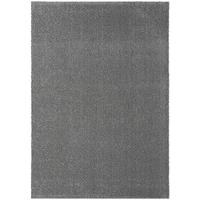TEPPICH Hochflor ZINAL Uni Polyester Grau 120 x 170 cm - Grau, Textil (120/170cm) - KADIMA DESIGN