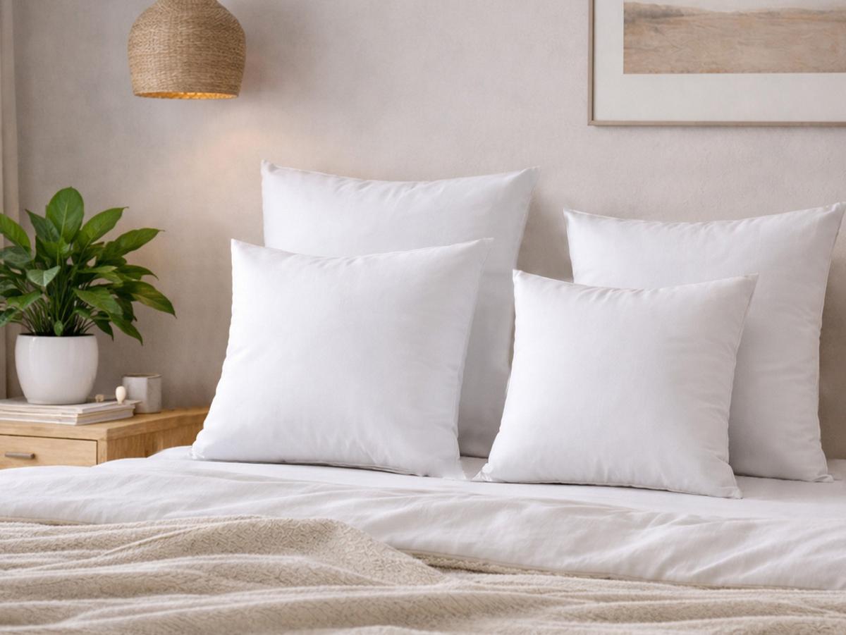 FEDERKISSEN PublikPlus 40/40 cm - Creme, Textil (40/40cm) - beties Heimtextil