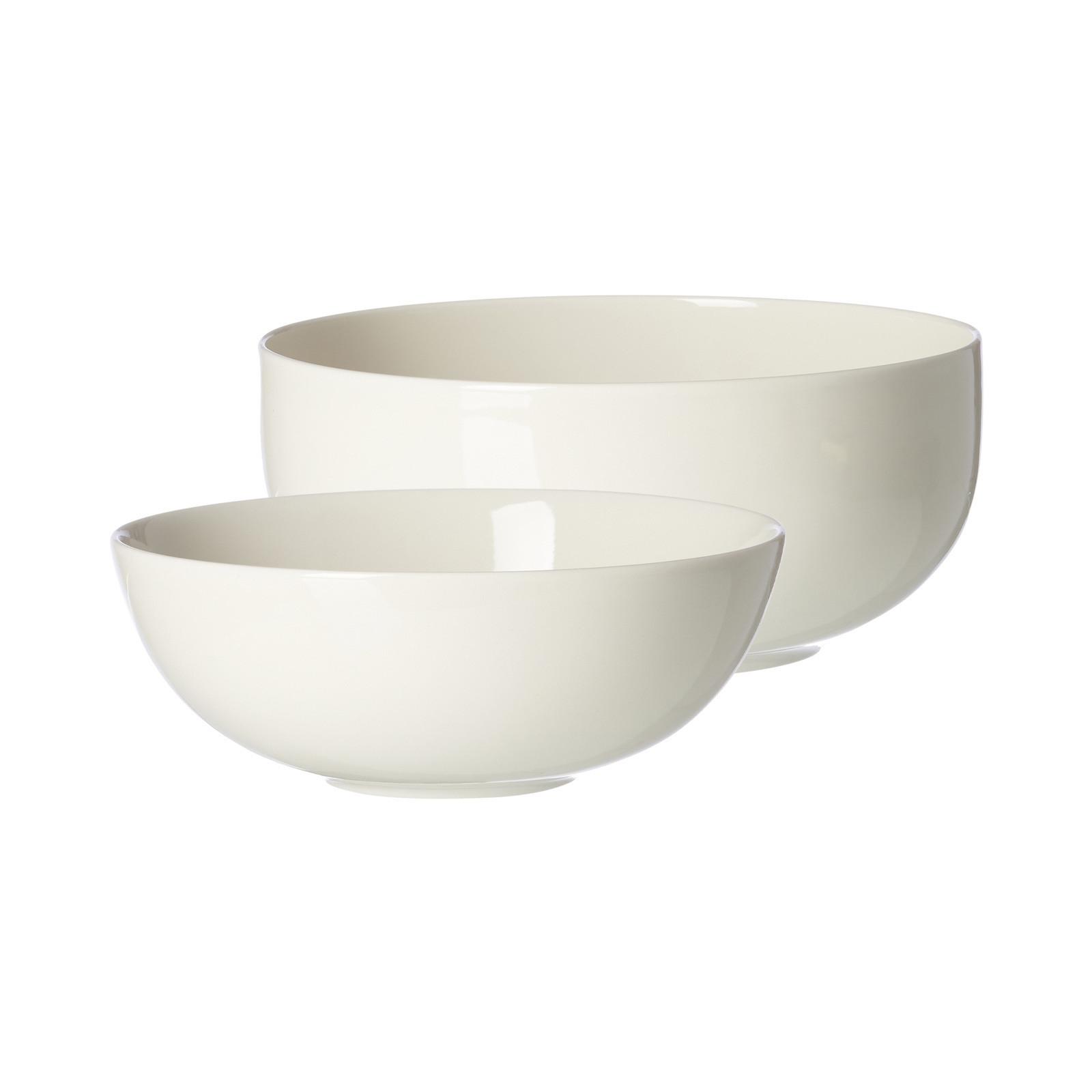 SERVIERSCHALEN-SET Casablanca weiß 2-tlg. - Weiß, Keramik (2/2/2cm) - Ritzenhoff Breker