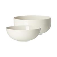 SERVIERSCHALEN-SET Casablanca weiß 2-tlg. - Weiß, Keramik (2/2/2cm) - Ritzenhoff Breker