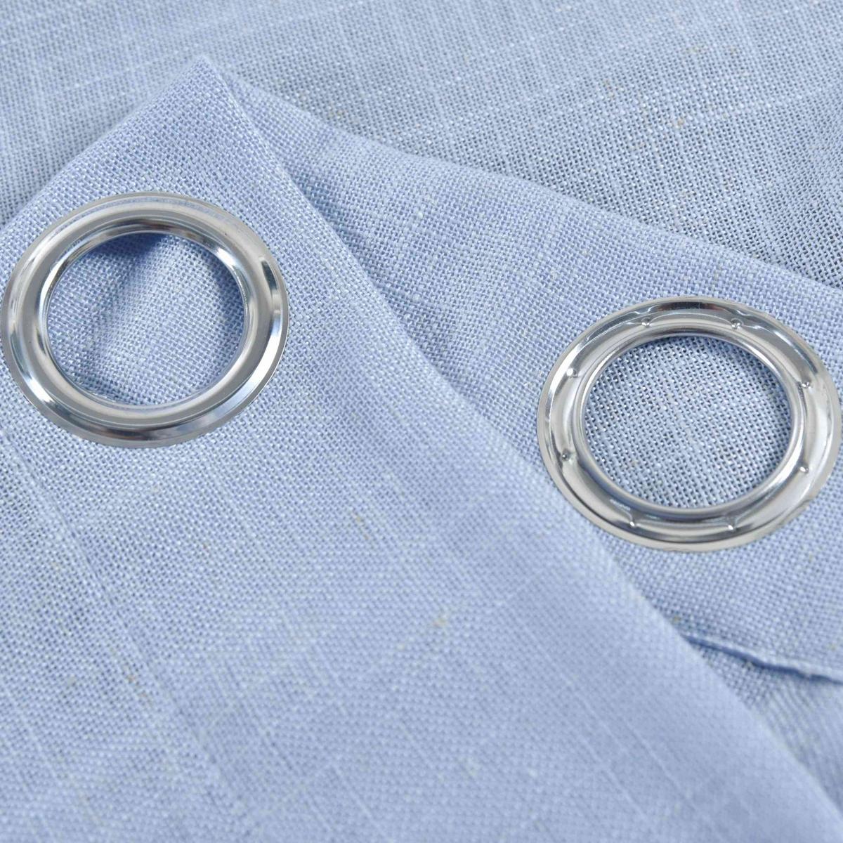 VORHANG 2ER SET »Essen« HxB 245x145 cm Blau - Blau, Textil (145/245cm) - Gardinenbox