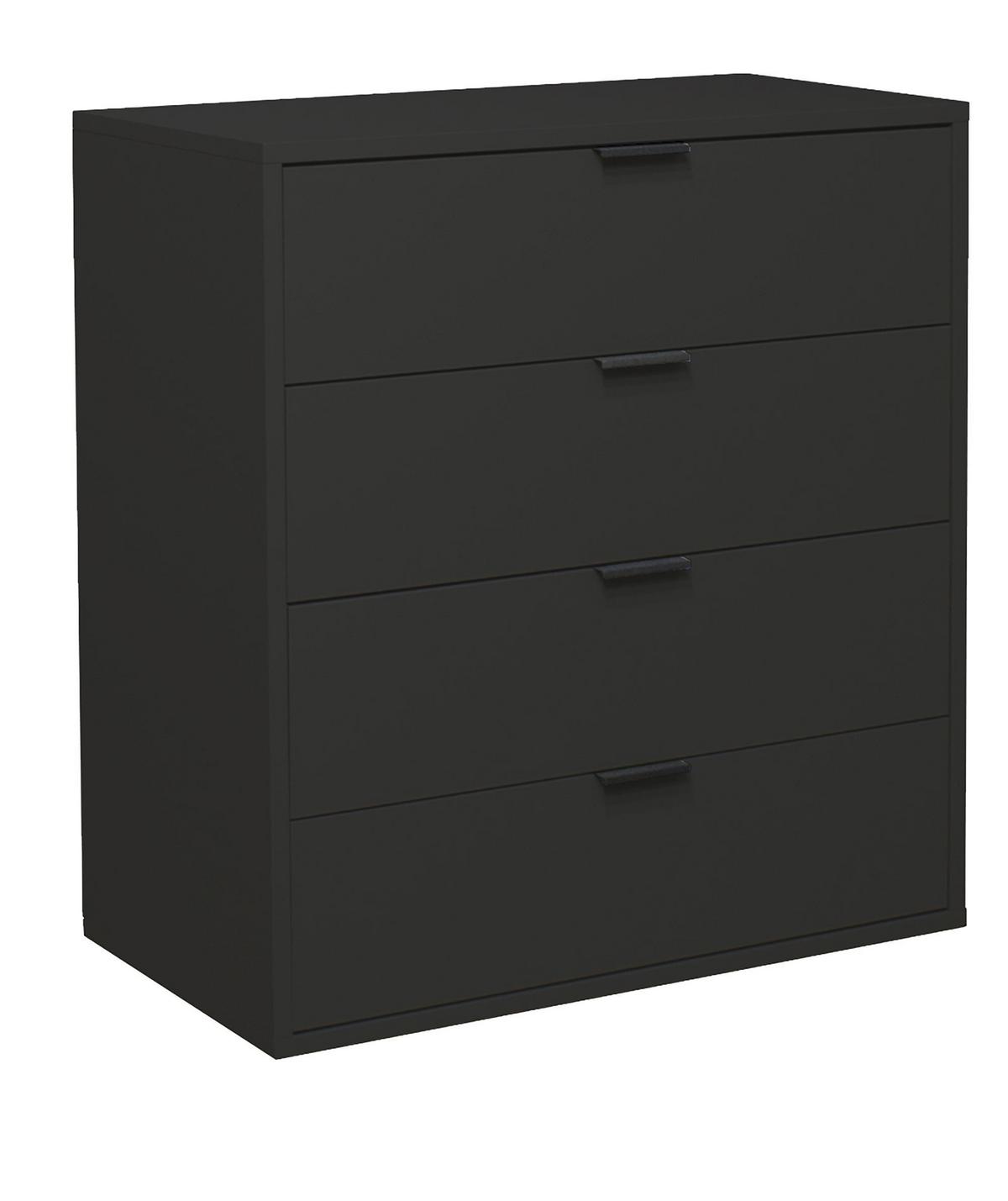 KOMMODE Erna 81x45x87 Anthrazit matt Lack - Anthrazit, Holzwerkstoff (81/87/45cm) - 58aufmkessel