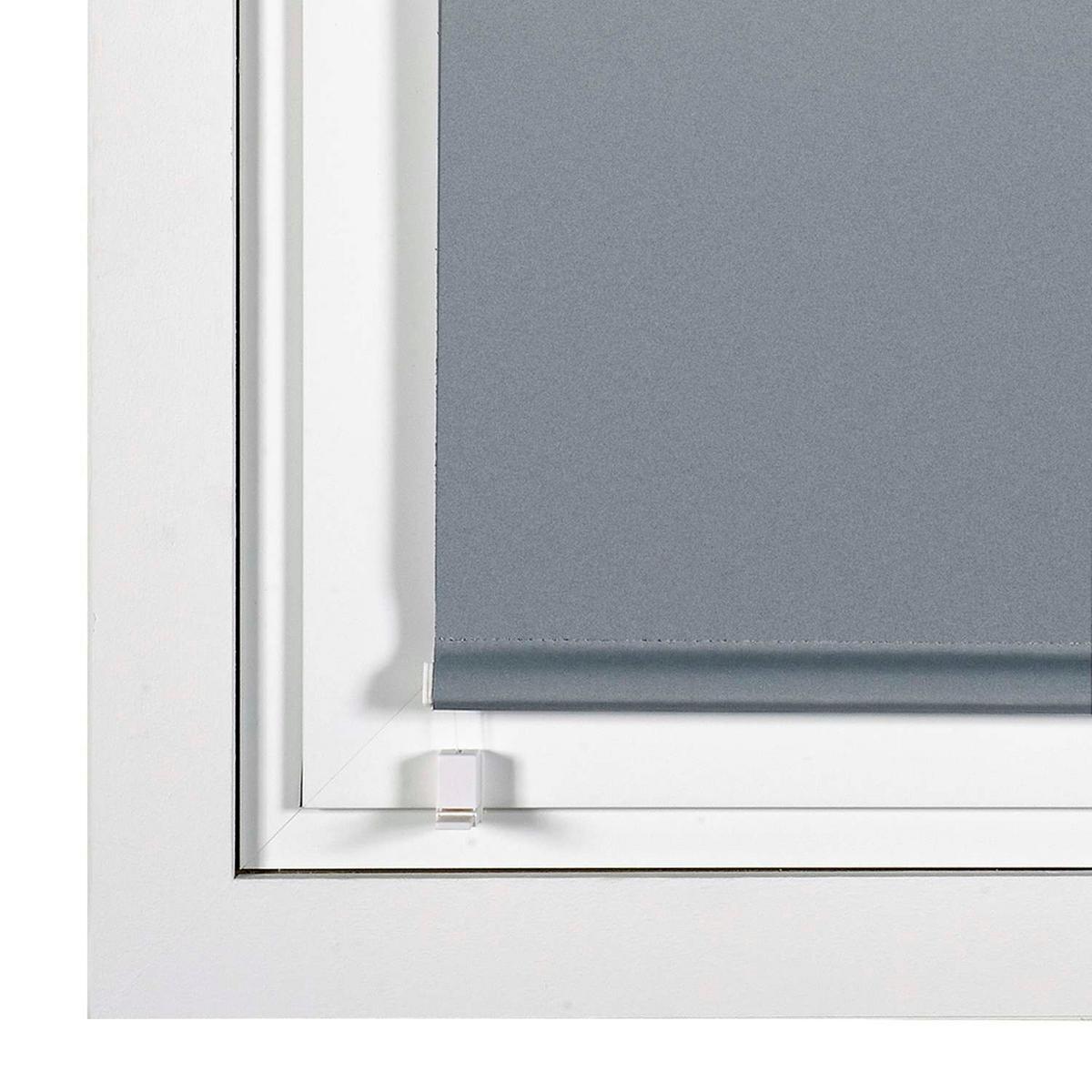 VERDUNKELUNGSROLLO, Silber, 120 cm x 180 cm - Silberfarben, Kunststoff (120/180cm) - STORESDECO