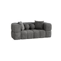 SOFA 2-sitzer Vega - Grau, Holzwerkstoff/Textil (200/77/103cm) - Fun Möbel
