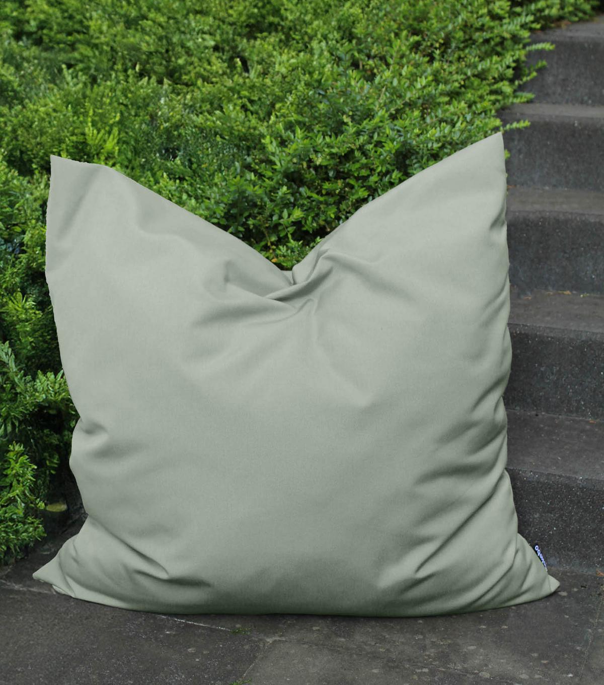 OUTDOORKISSEN Die Wolke 7 - Hellgrün, Textil (80/10cm) - Mokebo