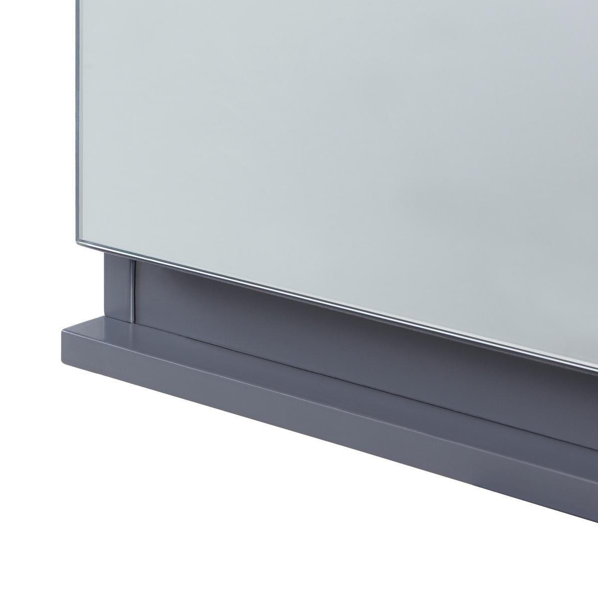 SPIEGELSCHRANK Overath - Grau, Holzwerkstoff (60/49.5/20cm) - [en.casa]