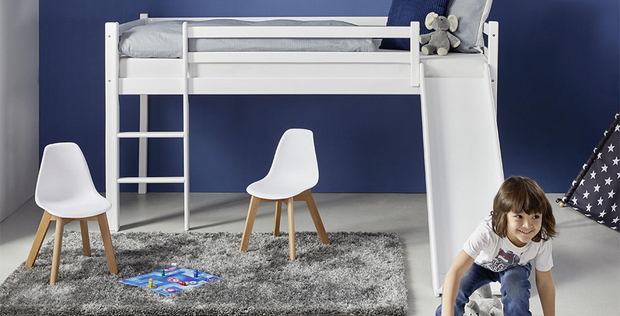 hochbett unten schlafen oben spielen