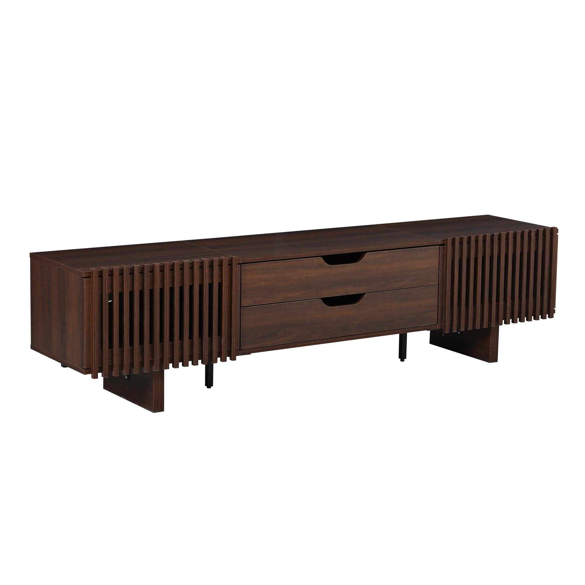 TV-LOWBOARD Walnuss-Optik 180 cm für Fernseher bis 75 Zoll - Alteiche, Holzwerkstoff (180/45/40cm) - Urban Meuble
