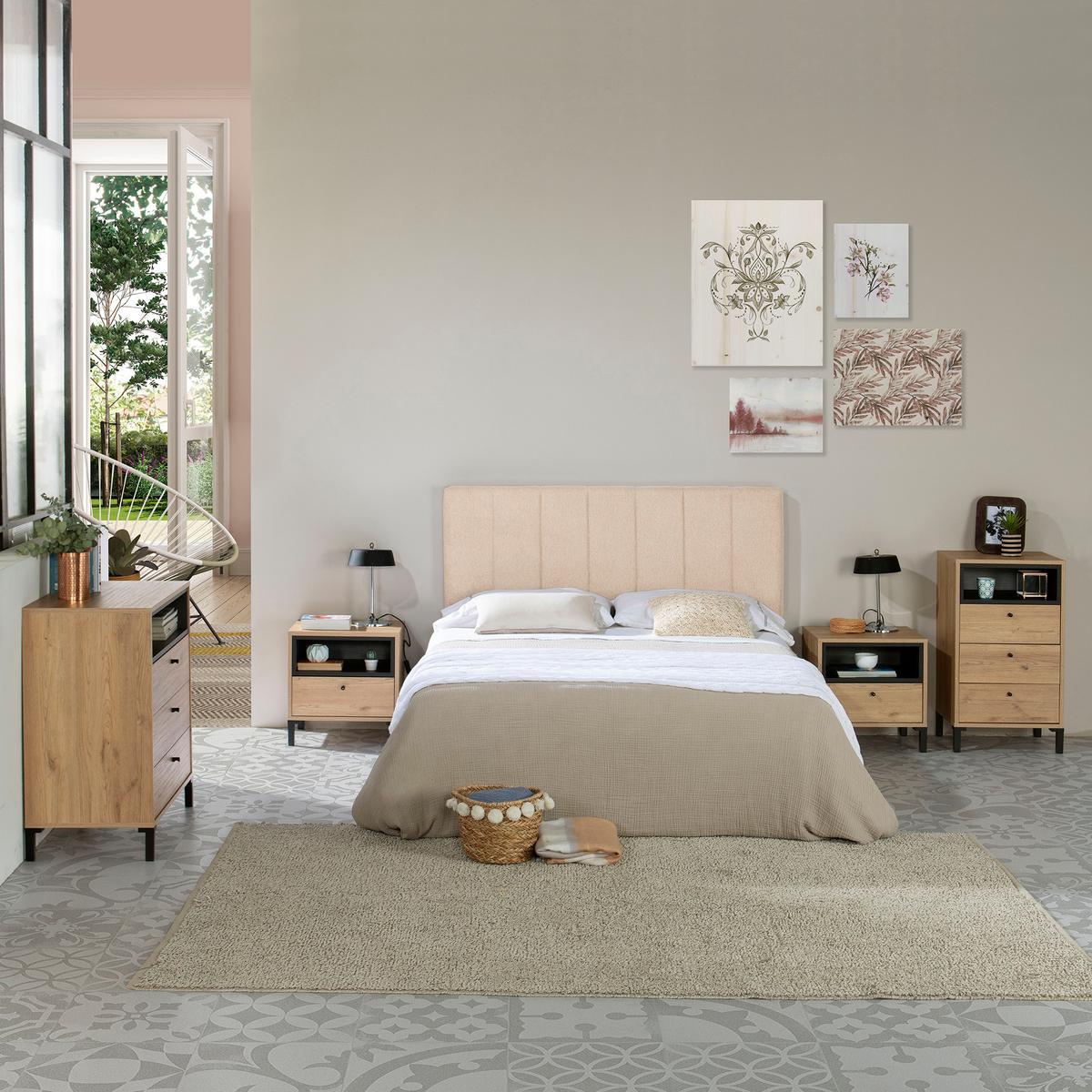 KOPFTEIL 140x60 cm Creta Beige - Beige, Textil (8/60/140cm) - VS Venta-stock