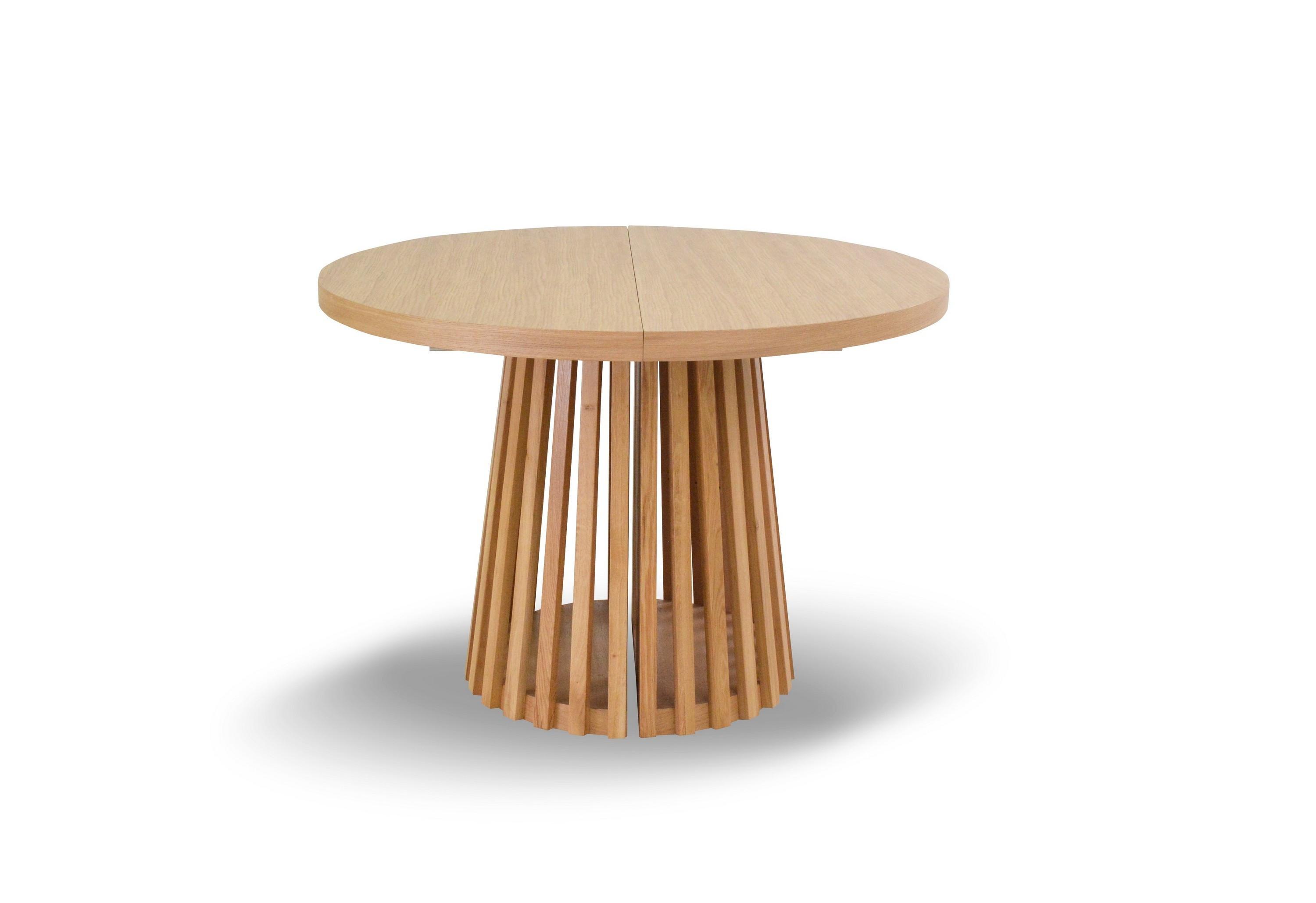ESSTISCH LAMELLI Ausziehbar 110 - 210 / 110 x 76 cm - Eichefarben, Holz (110/110/76cm) - MASSENO