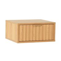 NACHTTISCH schwebende Lluvia Eichenfarbe - Honigeiche, Holzwerkstoff (40/19/35cm) - VS Venta-stock