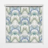 INNENROLLO - Fensterrollo - Rollo - 100x100 cm - Bunte Blätter - Grün, Kunststoff (100/100/0.5cm) - TULUP