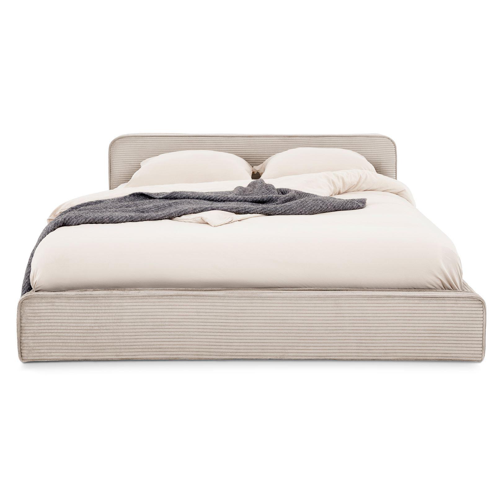POLSTERBETT CURSIO 140X200 CM - Beige, Textil (140/200cm) - IDIMEX