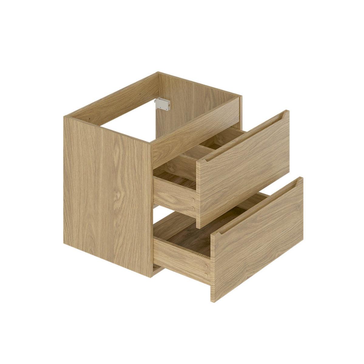 WASCHTISCHUNTERSCHRANK 60.6cm Viggo Holz - Braun, Holzwerkstoff (60.6/52.2/46.5cm) - Petits-meubles