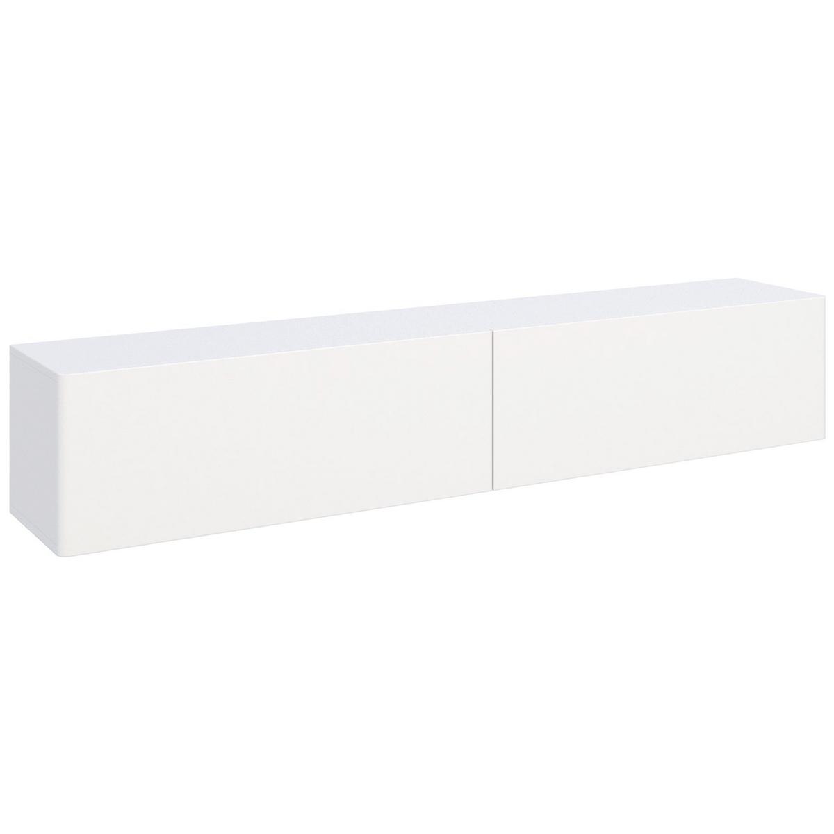 TV-HÄNGEBOARD Olio WEIß 175 CM - Weiß, Holzwerkstoff (175/28.4/31.6cm) - Selsey
