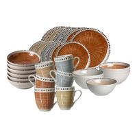 KOMBI-SET Natura Mix 30-tlg. - Multicolor, Keramik (2/2/2cm) - Ritzenhoff Breker