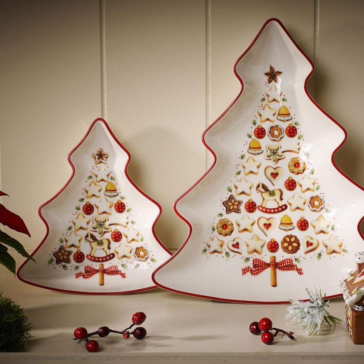 BAUMSCHALEN-SET Winter Bakery Delight bunt 2-tlg. - Multicolor, Keramik (1cm) - Villeroy & Boch