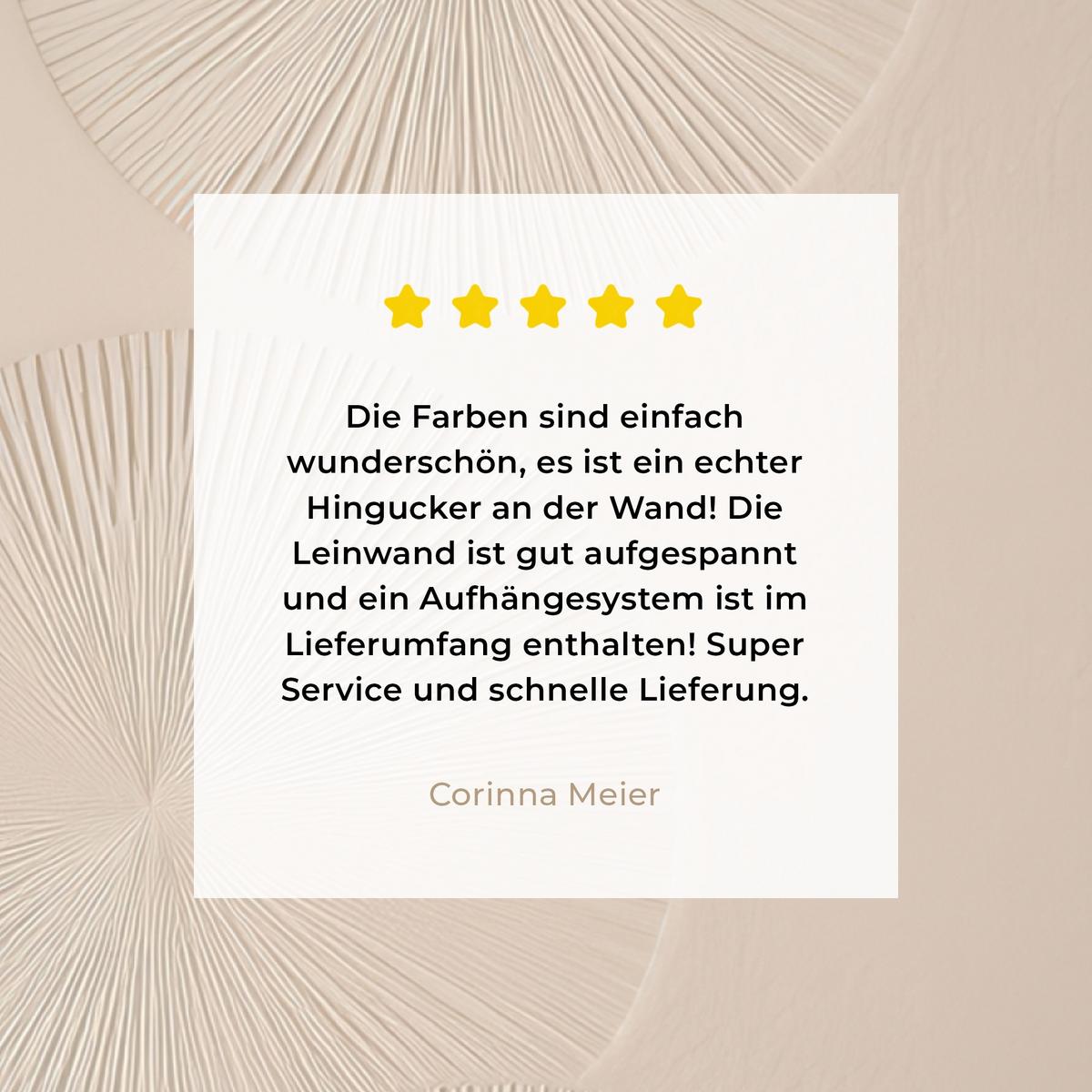 LEINWANDBILD Japandi - Beige - Modern Deko Groß 90x90 cm - Ecru, Textil (90/90cm) - MuchoWow