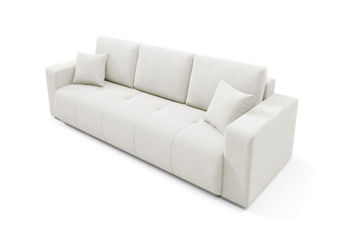 SCHLAFSOFA Augusto - Creme, Holzwerkstoff/Textil (244/82/102cm) - Fun Möbel
