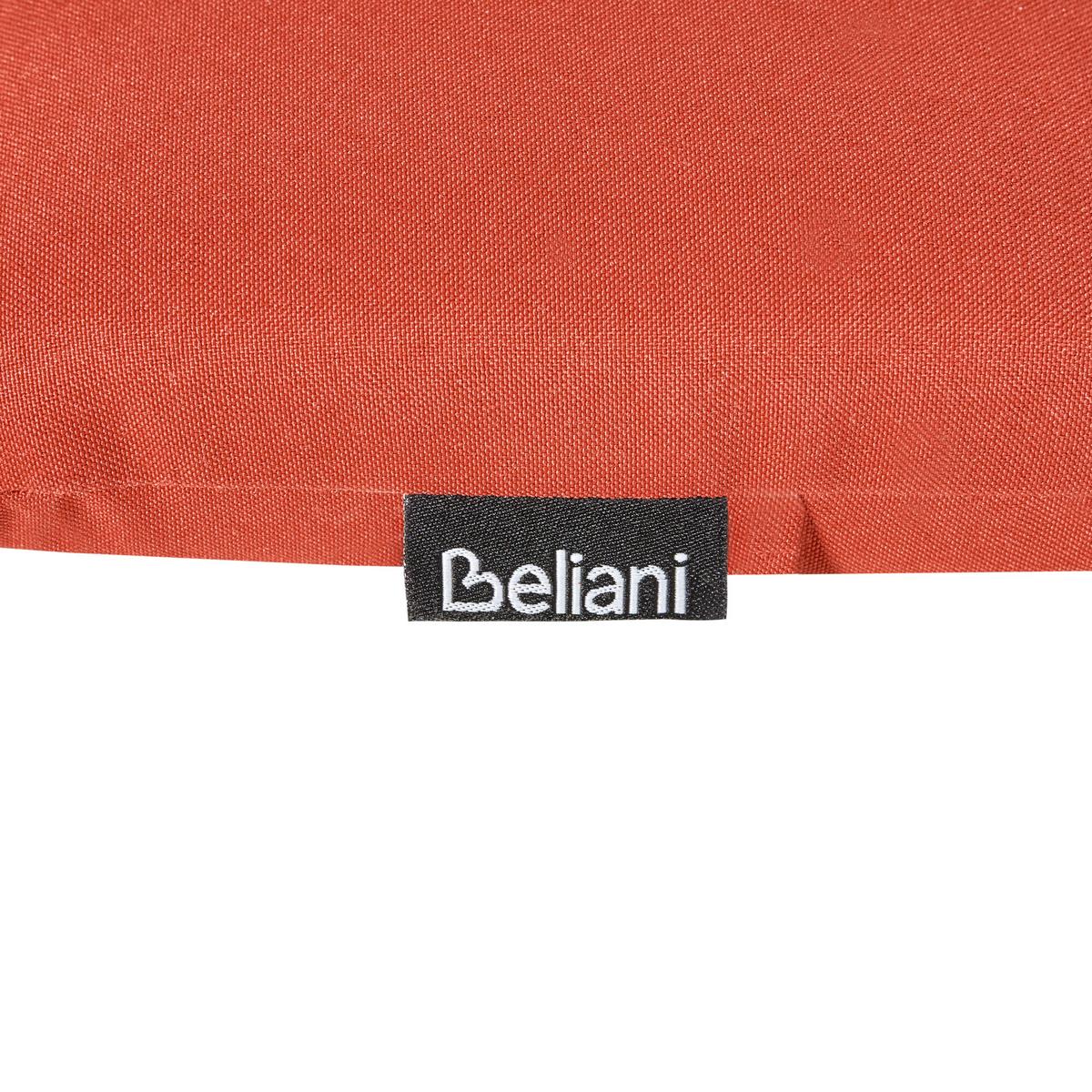 LIEGENAUFLAGE Rot 60/180 cm Brescia Premium - Rot, Textil (180/5/60cm) - Beliani