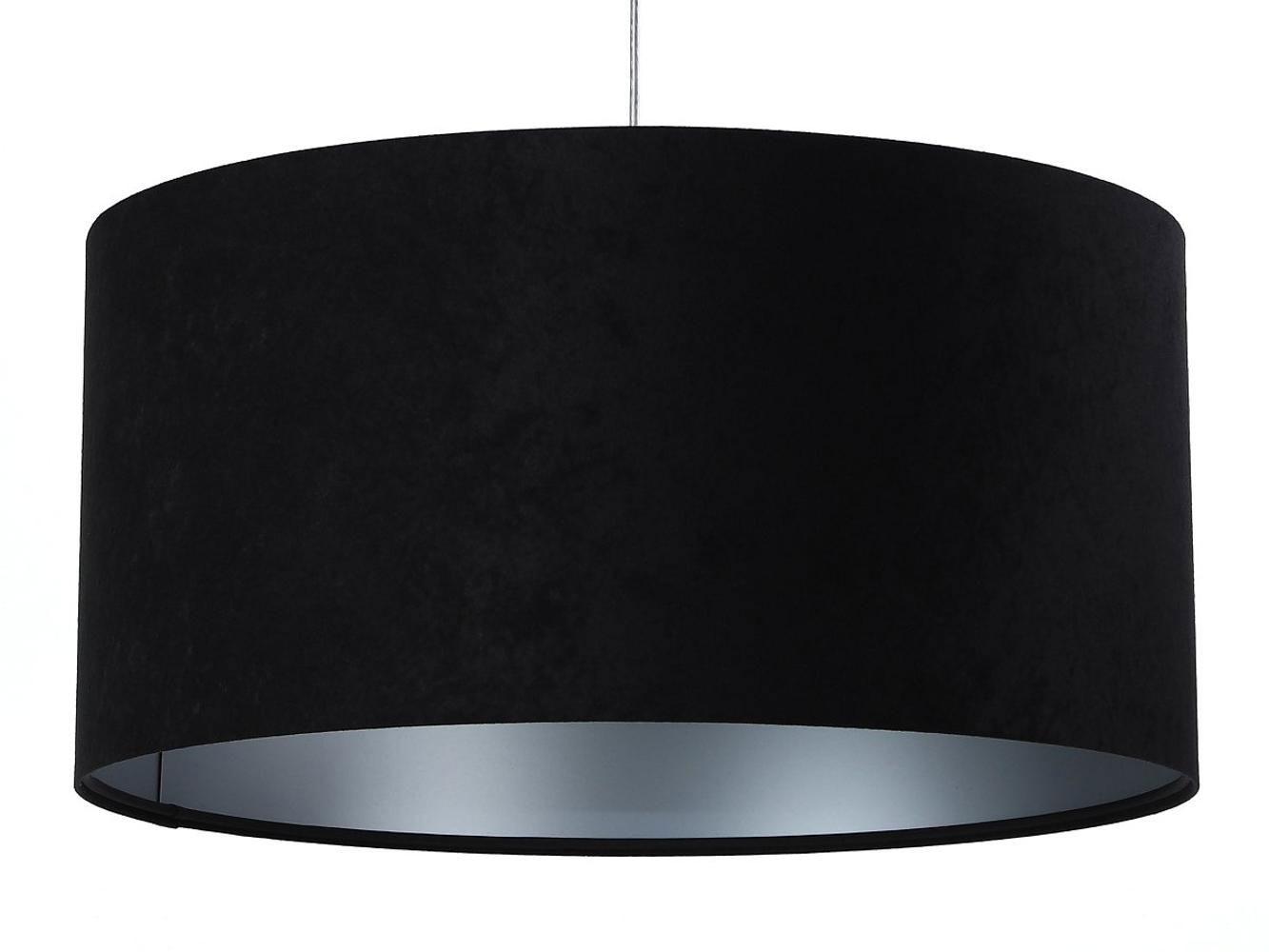 HÄNGELEUCHTE Schwarz 50/25 cm - Silberfarben/Schwarz, Kunststoff (50/0.8/25cm) - ONZENO