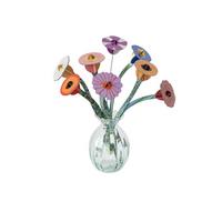 DEKOFIGUR Leuchtende Blüte 3/27.5 cm - Multicolor, Wellpappe (3/27.5/6cm) - Studio Roof