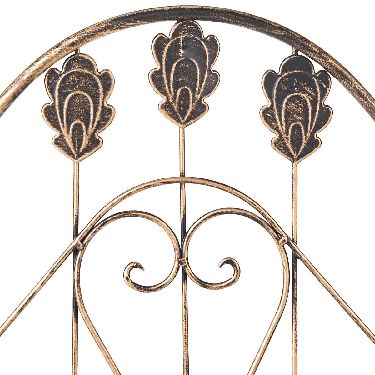 REGAL Metall 123 cm 59 cm Schwarz Visano - Schwarz, Metall (59/123/30cm) - Beliani