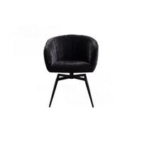 ESSZIMMERSTUHL LIMA Schwarz Webstoff (1er-Set) - Schwarz, Kunststoff/Textil (57/80/60cm) - KAWOLA