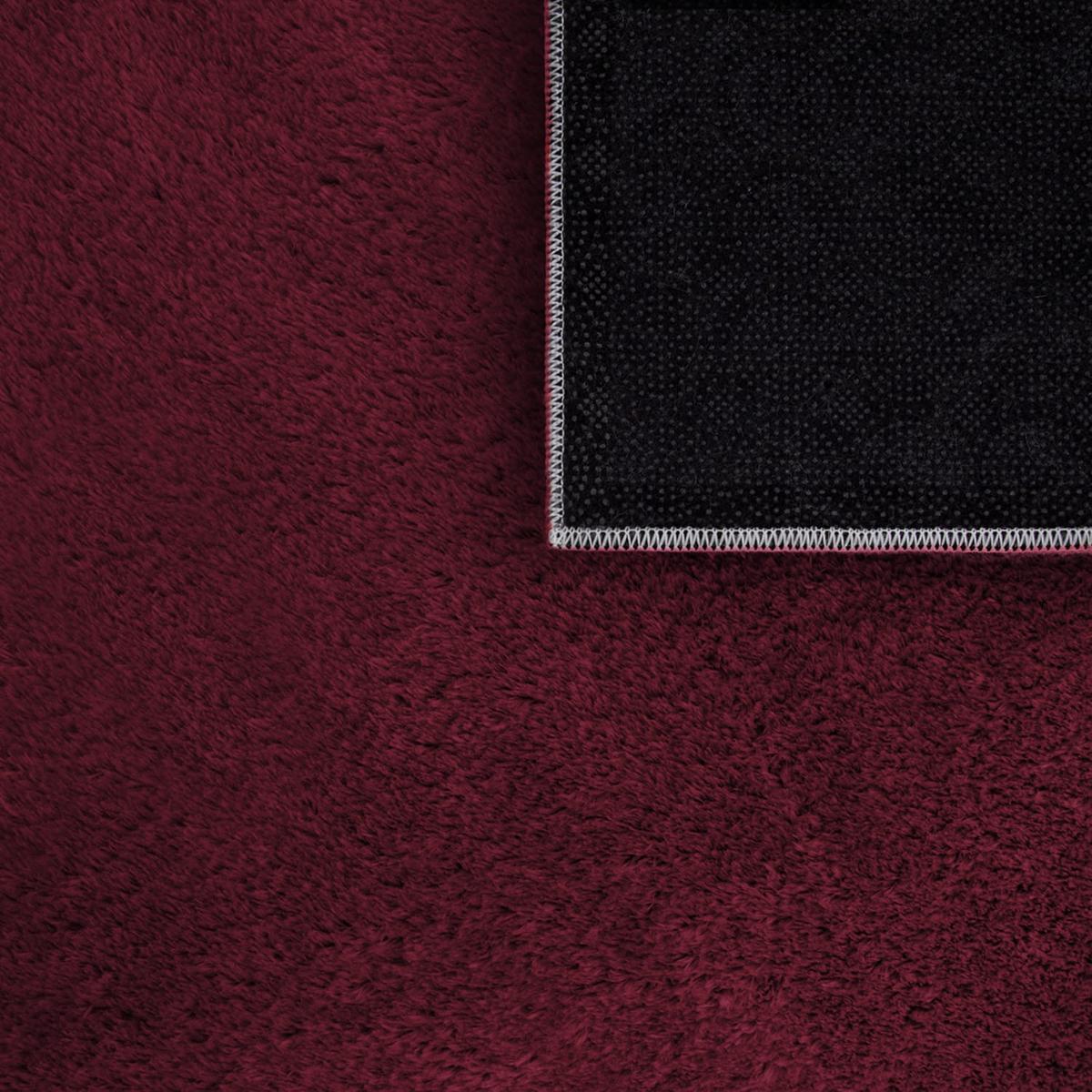 FLACHWEBETEPPICH Rot Ø 80 cm - Rot, Kunststoff (80/80cm) - TT Home