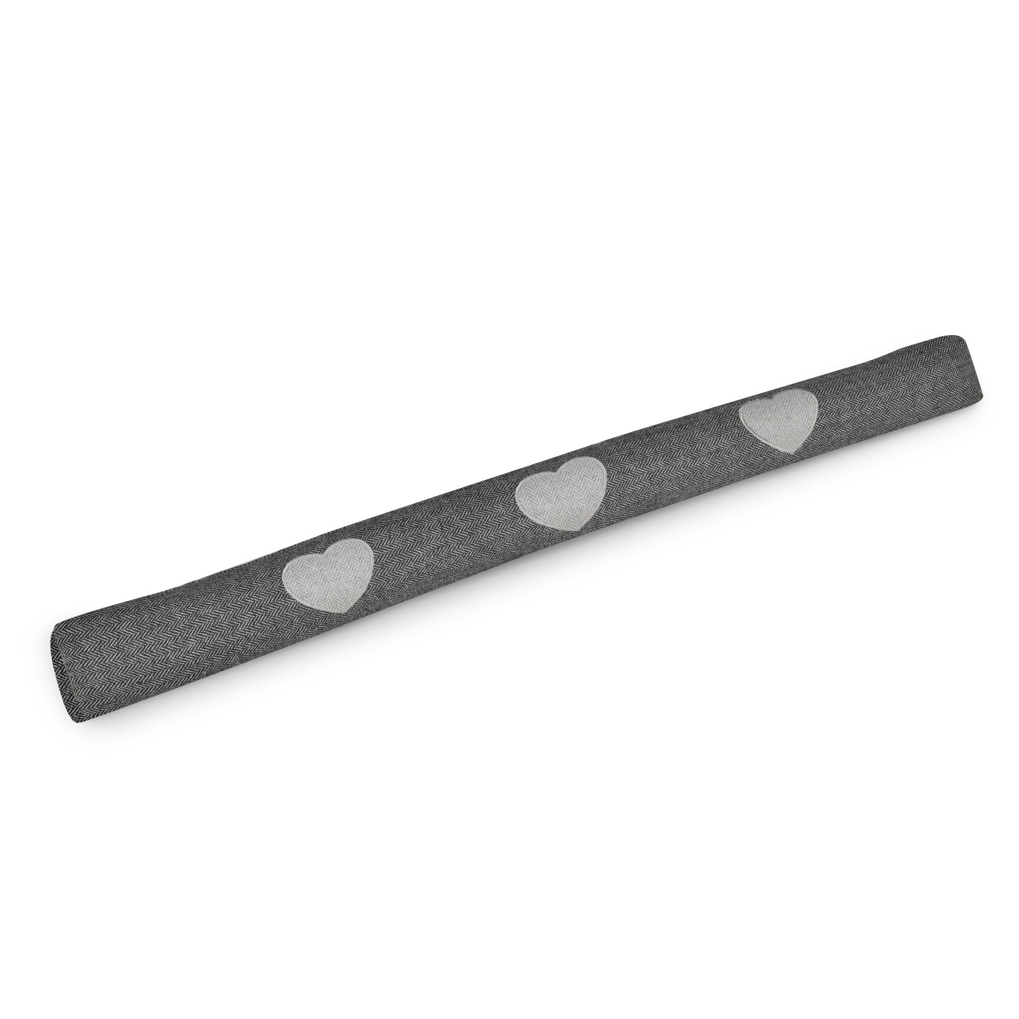 ZUGLUFTSTOPPER Tuuli HR 8x100cm Anthrazit - Anthrazit/Hellgrau, Textil (8/100cm) - Beautissu 