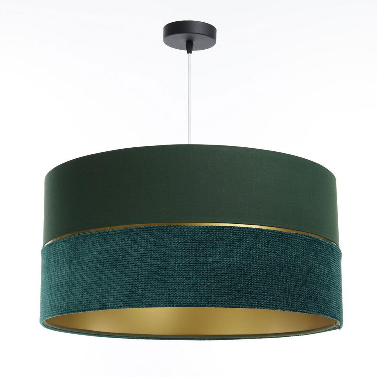 HÄNGELEUCHTE Grün 40/20 cm - Goldfarben/Grün, Kunststoff (40/0.6/20cm) - ONZENO