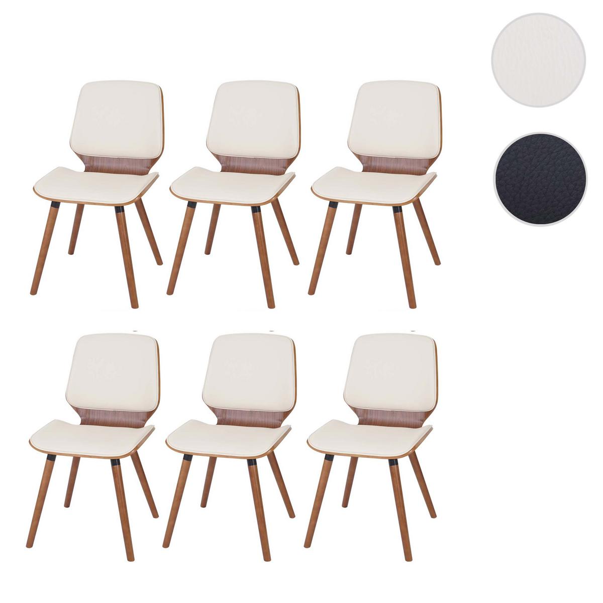 ESSZIMMERSTUHL Beige 6er-Set - Beige/Creme, Textil (48/85/60cm) - MCW