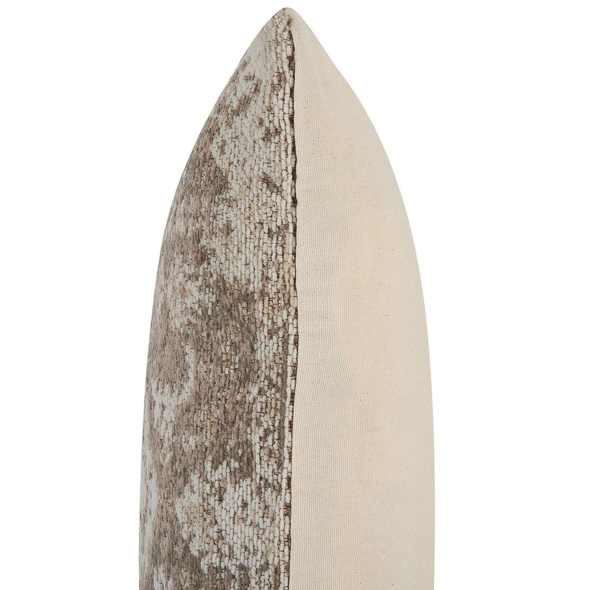 DEKOKISSEN 2er-Set Hellbraun 45/45 cm Mimisal - Hellbraun, Naturmaterialien/Textil (45/45cm) - Beliani