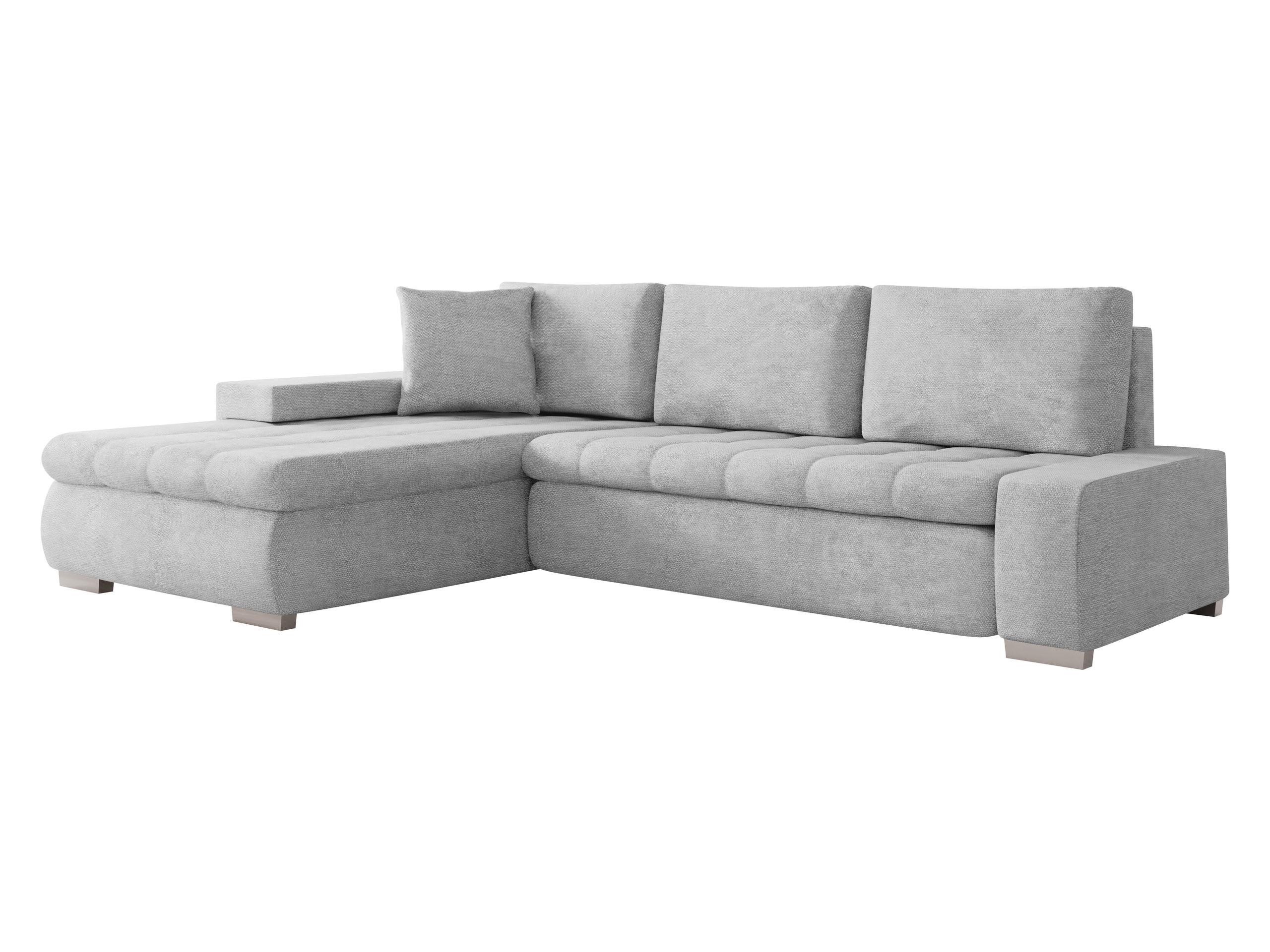 ECKSOFA Orkan Mini - Hellgrau, Holz/Textil (265/185cm) - MIRJAN24