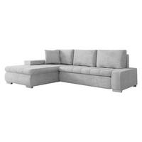 ECKSOFA Orkan Mini - Hellgrau, Holz/Textil (265/185cm) - MIRJAN24