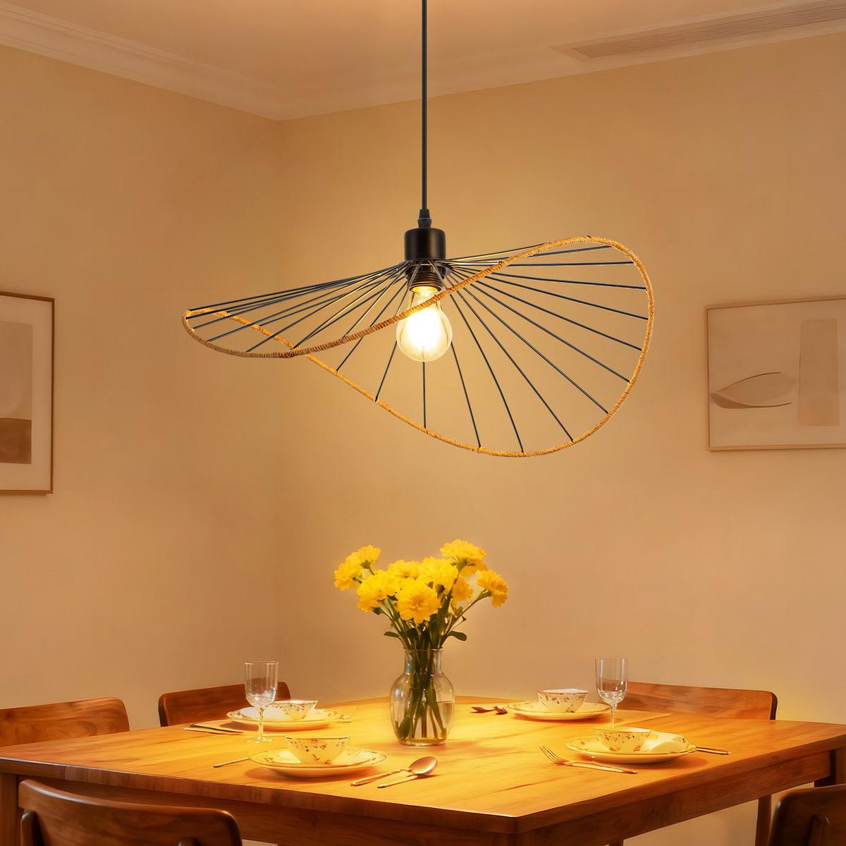 PENDELLEUCHTE BJORN Ⅲ 10/50/120 cm - Schwarz, Metall (10/50/120cm) - Nettlife