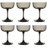 SEKTSCHALEN / DESSERTSCHALEN Like Glass Smoke 100 ml 6er Set - Grau, Glas (0.1L) - like.Villeroy & Boch