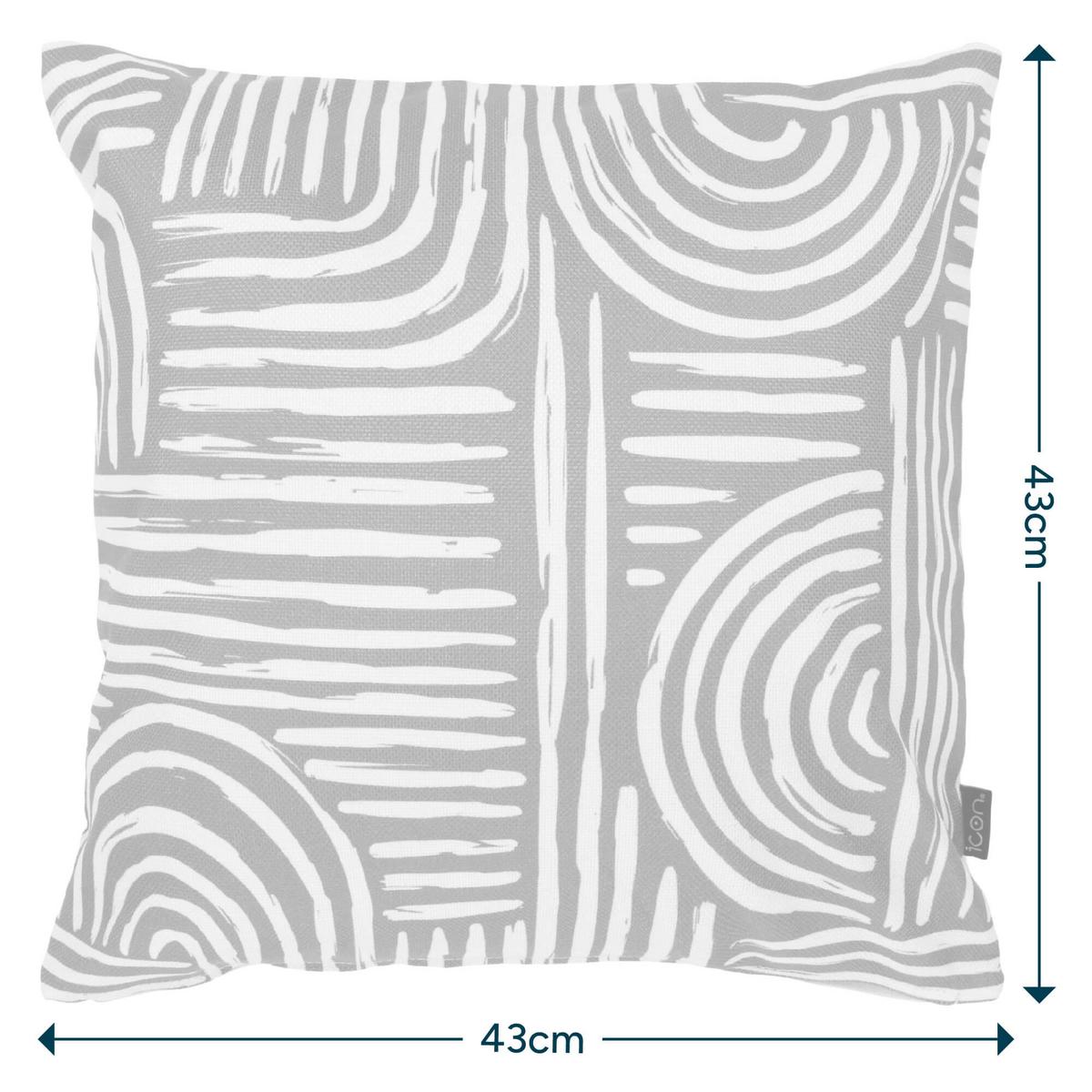 OUTDOORKISSEN 4er Set - Braun, Textil (43/43cm) - icon
