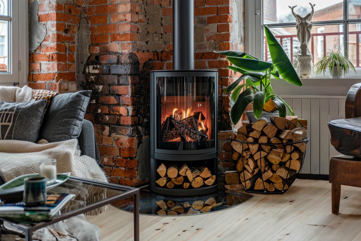GLASPLATTE für Kamin 100x100 cm - Dunkelblau, Glas (100/100/0.4cm) - TULUP
