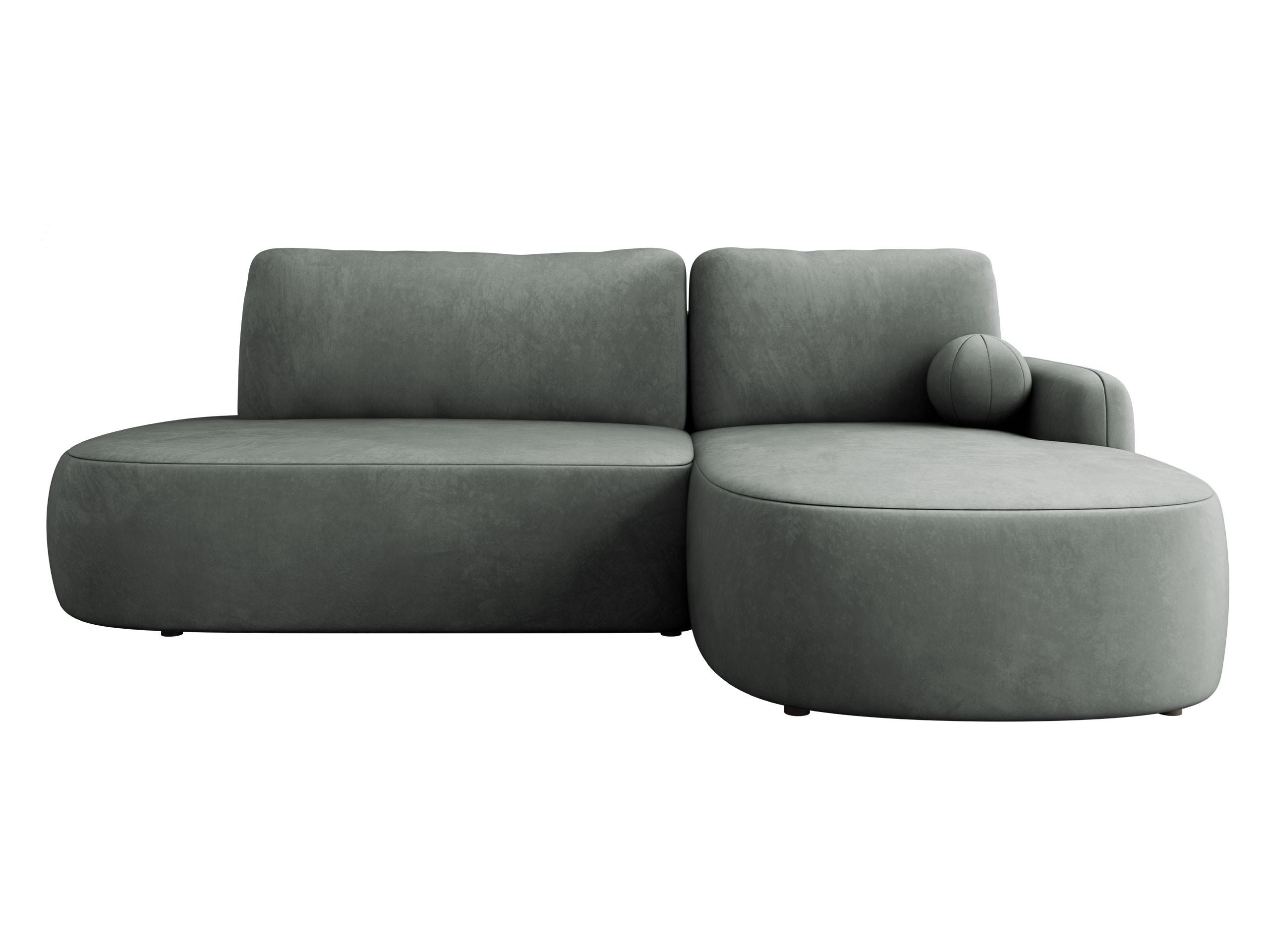 ECKSOFA Loridu O, Seite: Rechts - Graphitfarben/Schwarz, Holz/Kunststoff (174/274cm) - MIRJAN24