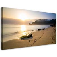 LEINWANDBILD Landschaften 80x40cm - Grau, Textil (80/40cm) - Feeby