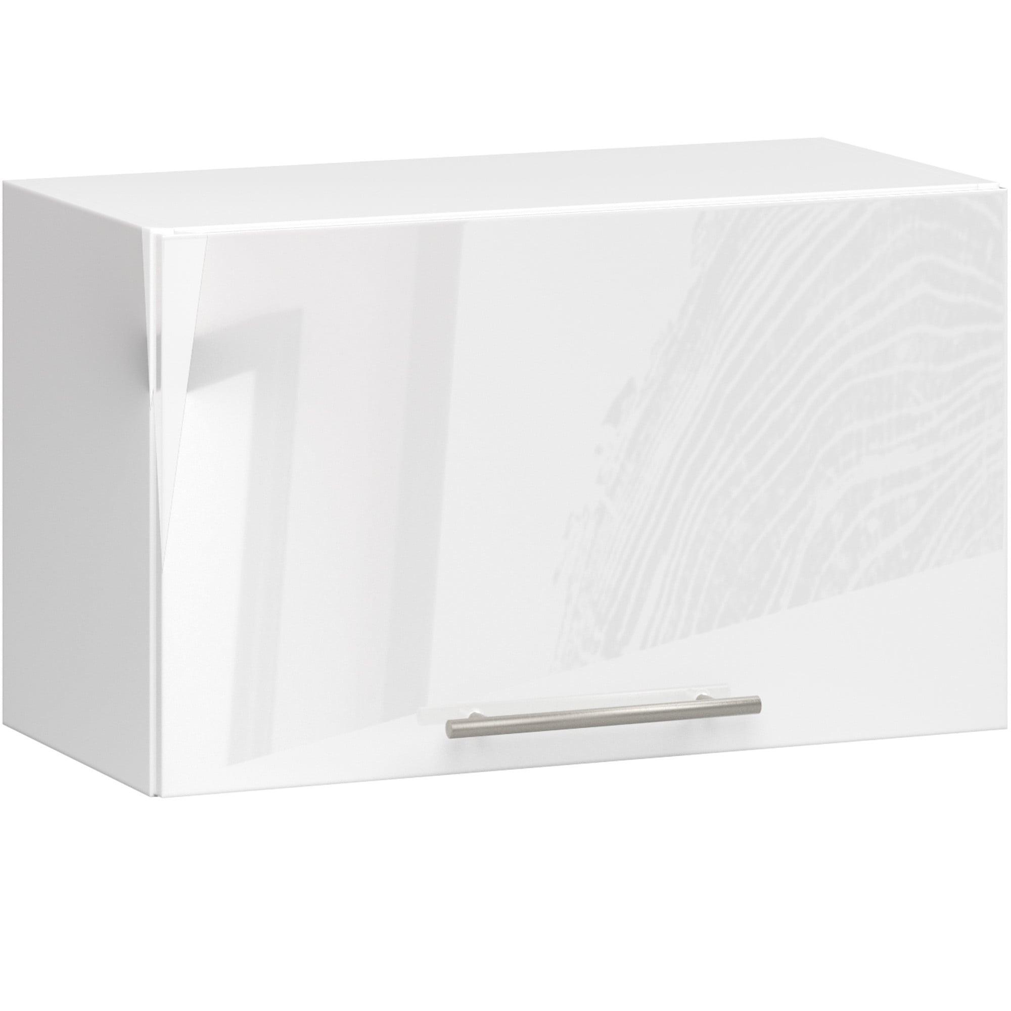 HÄNGESCHRANK Weiß, Weiß Glanz 29/60/30 - Weiß Hochglanz/Weiß, Holzwerkstoff (60/29/30cm) - RAUMHIRSCH FURNITURE