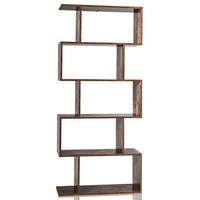 BUCHERREGAL Vintage Eiche Dekor - Alteiche, Holz (70/158/24cm) - COSTWAY