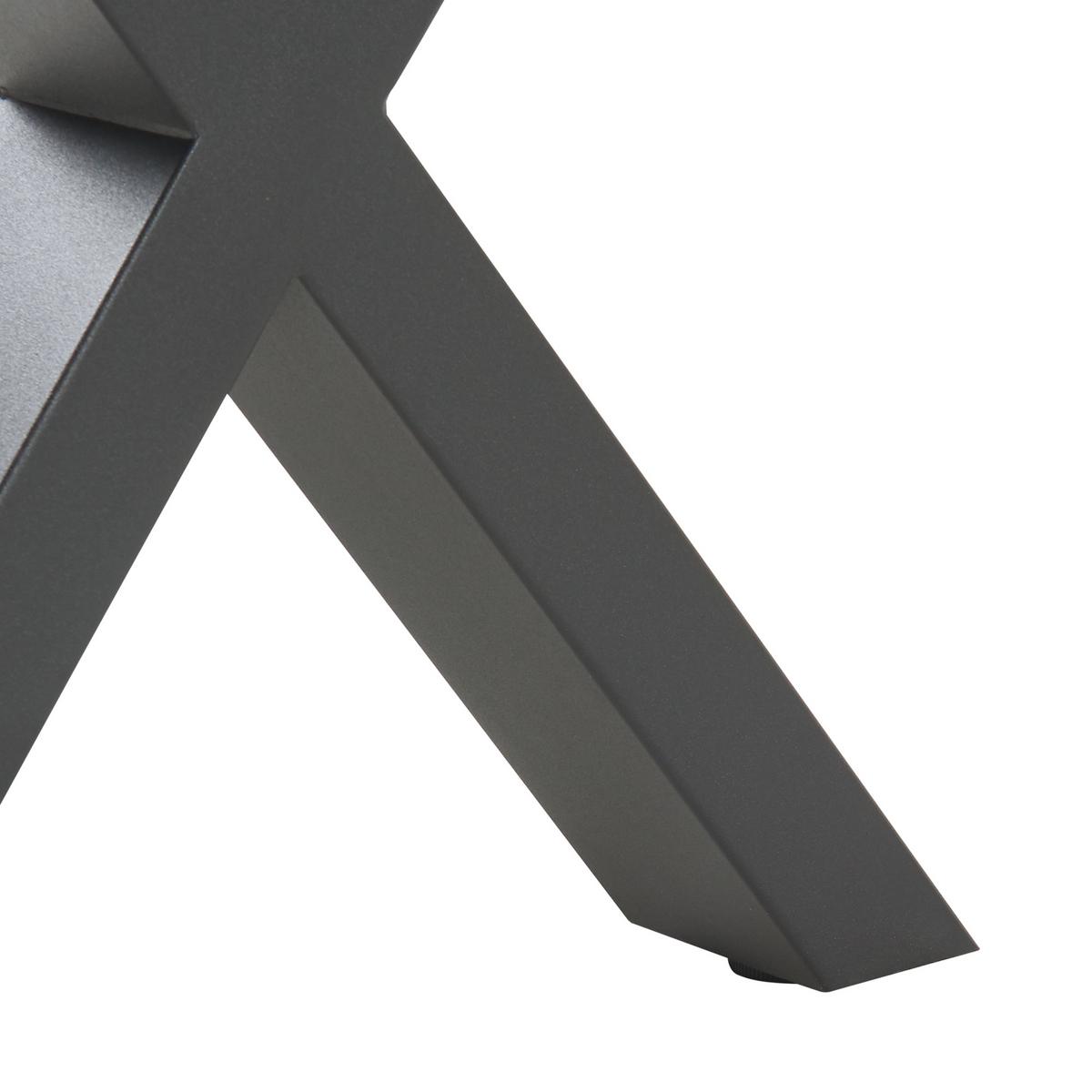 TISCHGESTELL-SET 2 TLG. Maribo - Schwarz, Metall (40/42/10cm) - [en.casa]