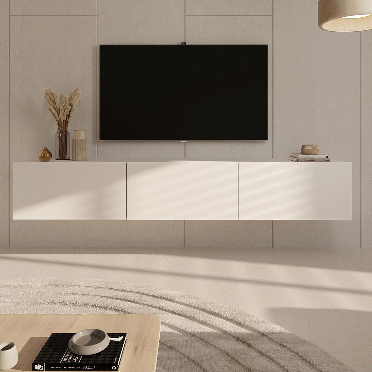 TV-MÖBEL Idao Weiß - Weiß, Holzwerkstoff (180/35/29cm) - Petits-meubles