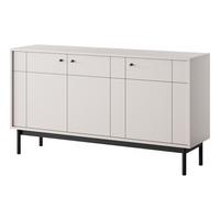 SIDEBOARD GIAPPONESE 154/84/39 cm mit 3 Türen Kaschmir - Kaschmir, Holzwerkstoff (154/84/39cm) - MASSENO