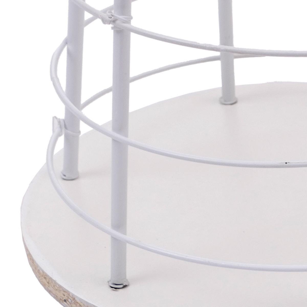 DEKO-BAUM Weiß - Weiß, Metall (30/115cm) - MCW