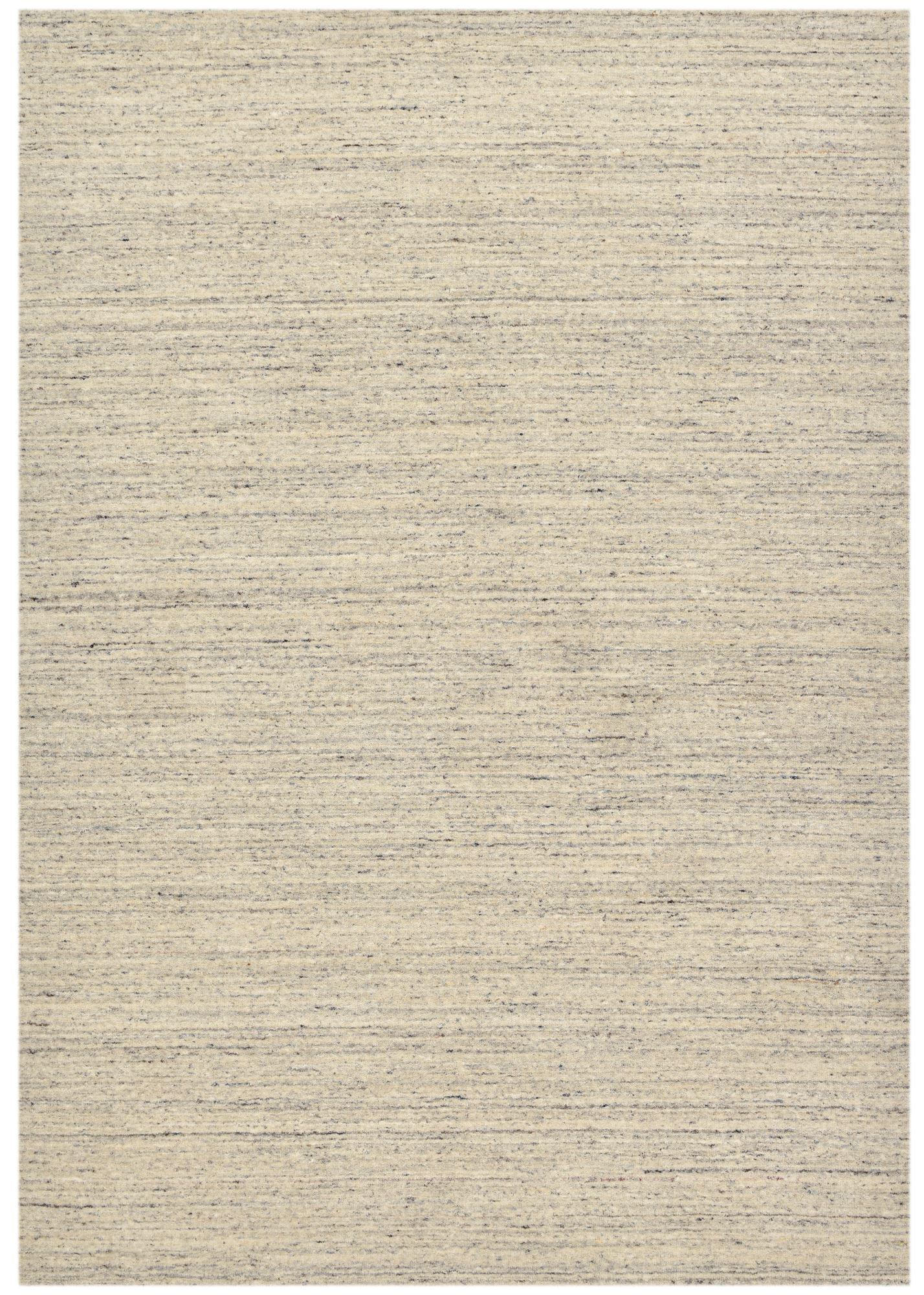 HANDWEBTEPPICH Pure 190x290 cm - Hellgrau, Textil (190/290cm) - THEKO